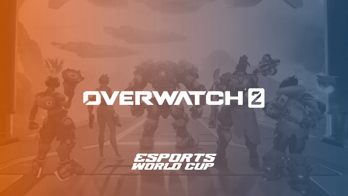 The Overwatch 2 and Esports World Cup logos.